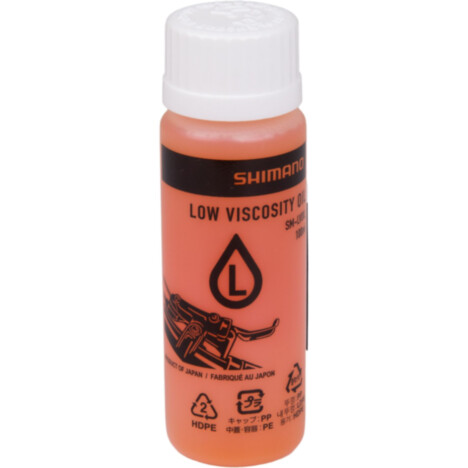 Shimano Spares Mineral Oil Shimano Low Viscosity 100 ml, Yellow
