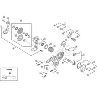 RD-M820 bracket axle unit
