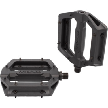 G100 Flat Pedal with replaceable pins, black