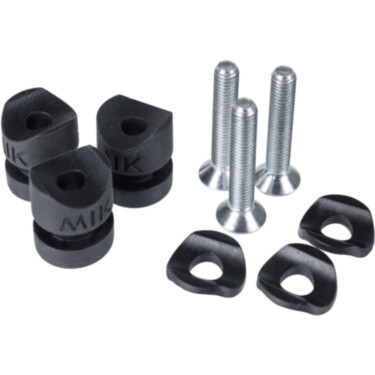 SIDE Studs set of 3 pieces black