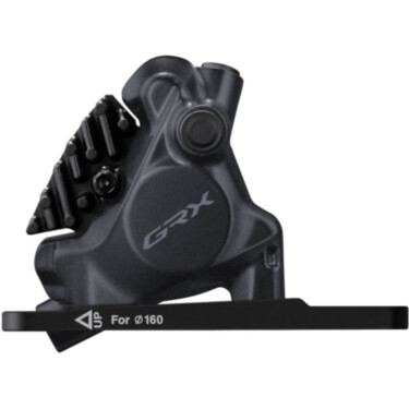 GRX RX410 flat mount calliper, without rotor, for 140/160 mm, front