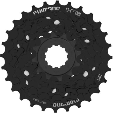 CS-HG210 7-speed cassette, 12 - 28T - HG spline M