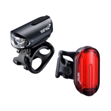 Olley lightset micro USB front and rear lights black