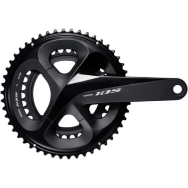 FC-R7000 105 double chainset, HollowTech II 172.5 mm 53 / 39T, black