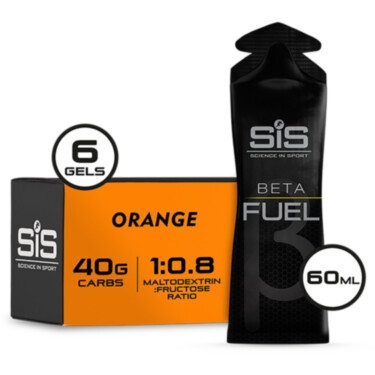 Beta Fuel Energy Gel +Nootropics - box of 6 gels - lemon and lime