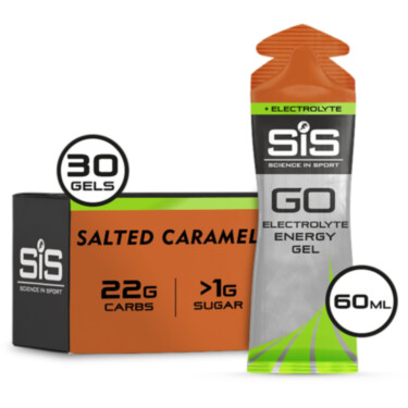 GO Energy + Electrolyte Gel - box of 30 gels - salted caramel