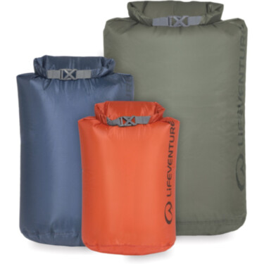 Ultralight DryBag Multipack (5L, 10L, 25L), Earth Tones