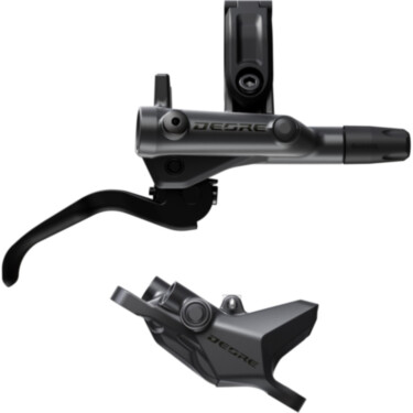 BR-M6200 Deore rear 2 pot bled brake lever/post mount calliper, 1700 mm hose