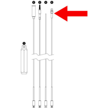 348 - IR-1.2 Replacement Cable with Di2 Adapter