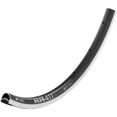 RR 411 asymmetric SBWT Presta-drilled black