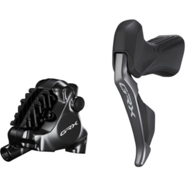 ST-RX815 GRX Di2 2-speed STI bled with BR-RX820 calliper, left rear