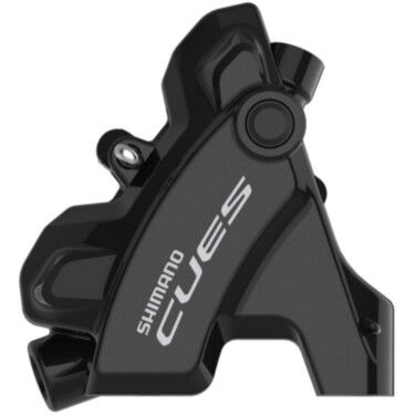 BR-U6030 CUES calliper, flat mount, without rotor or adapter, rear, black
