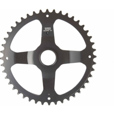 SM-CRE50 STEPS chainring, black, 44T without chainguard