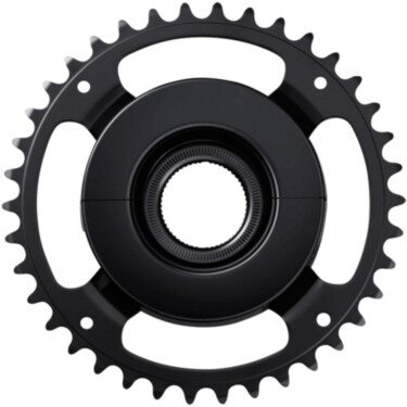 SM-CRE61 STEPS chainring, black, 38T without chainguard