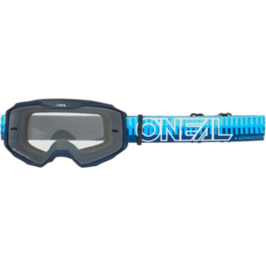 B-10 Goggle STRIPED blue/blue - clear