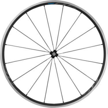 WH-RS300 clincher wheel, 100 mm Q/R axle, front, black
