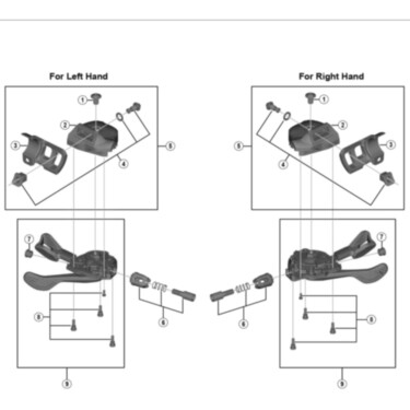SL-M9000-I right hand bracket
