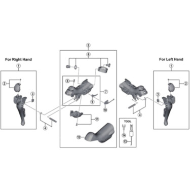ST-4700 left hand bracket unit