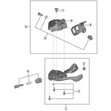 SL-M8000-I right hand bracket