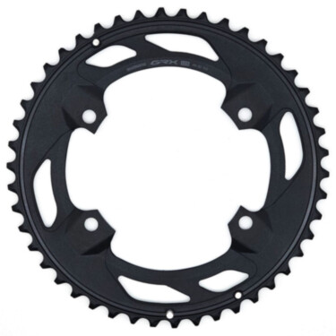 FC-RX610-2 GRX 12 speed double outer chainring 46T-NS, for 46-30T