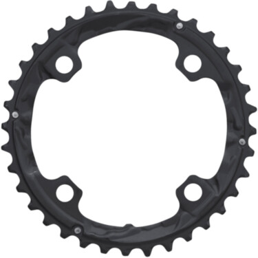 FC-T781 10 speed triple middle chainring 36T-AL black