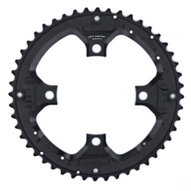 FC-T6010 10 speed triple outer chainring, 48T, for chain guard, black