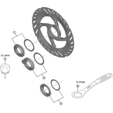 EW-SS302 lock ring with magnet and washer