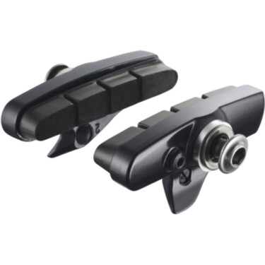 R55C4 105 R7010 cartridge brake shoe direct mount, alloy rim, black, pair