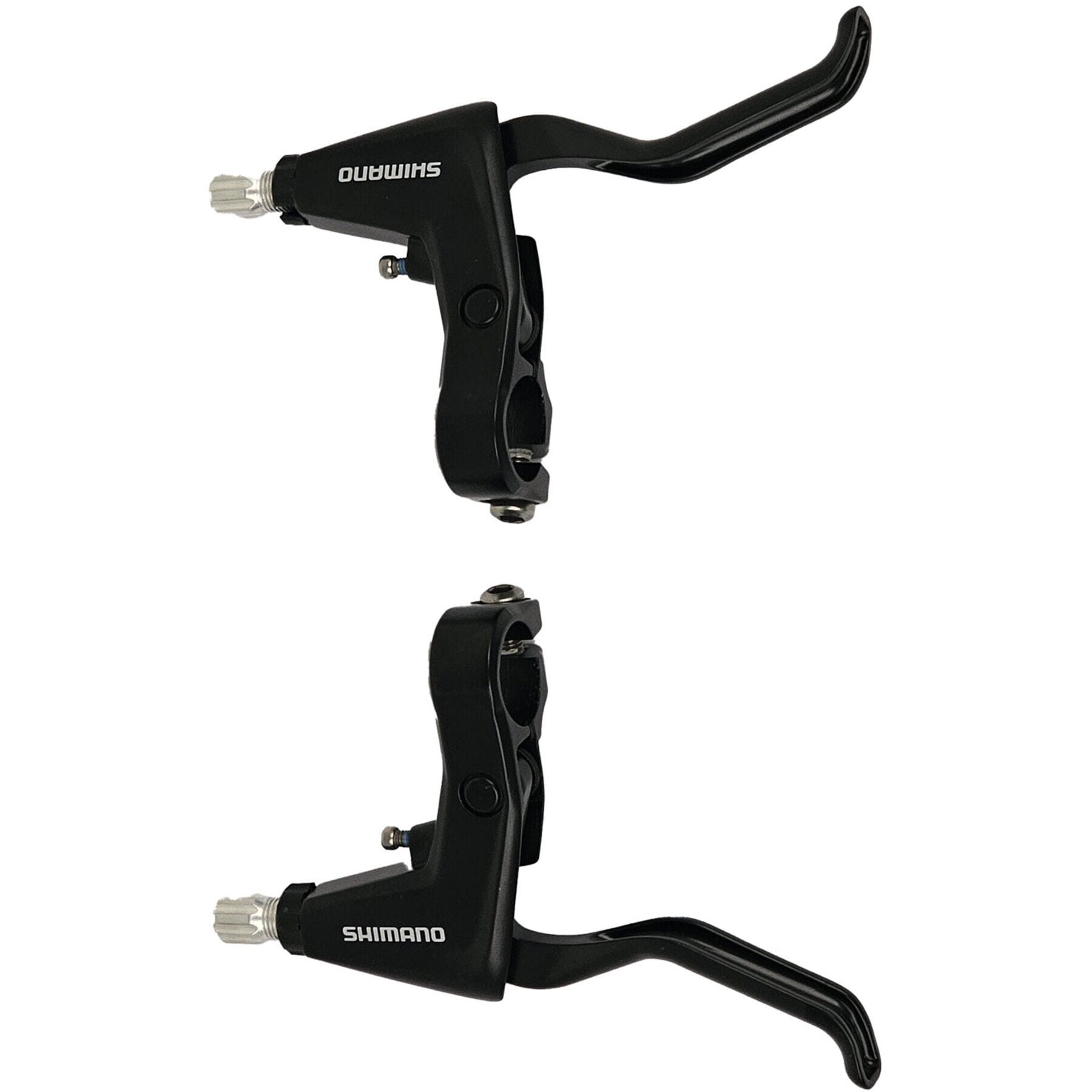 Shimano Alivio BL-T4000 Alivio 2-finger brake levers for V-brakes - black with cables