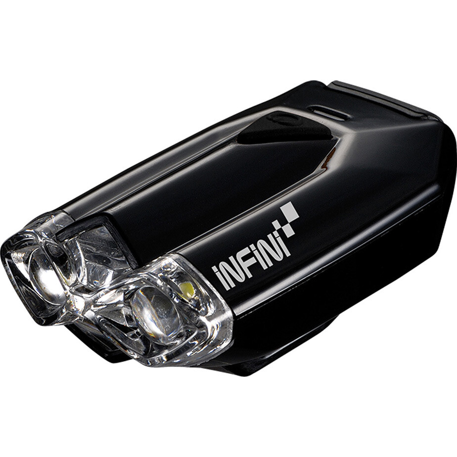 Infini Lava super bright micro USB front light with QR bracket black