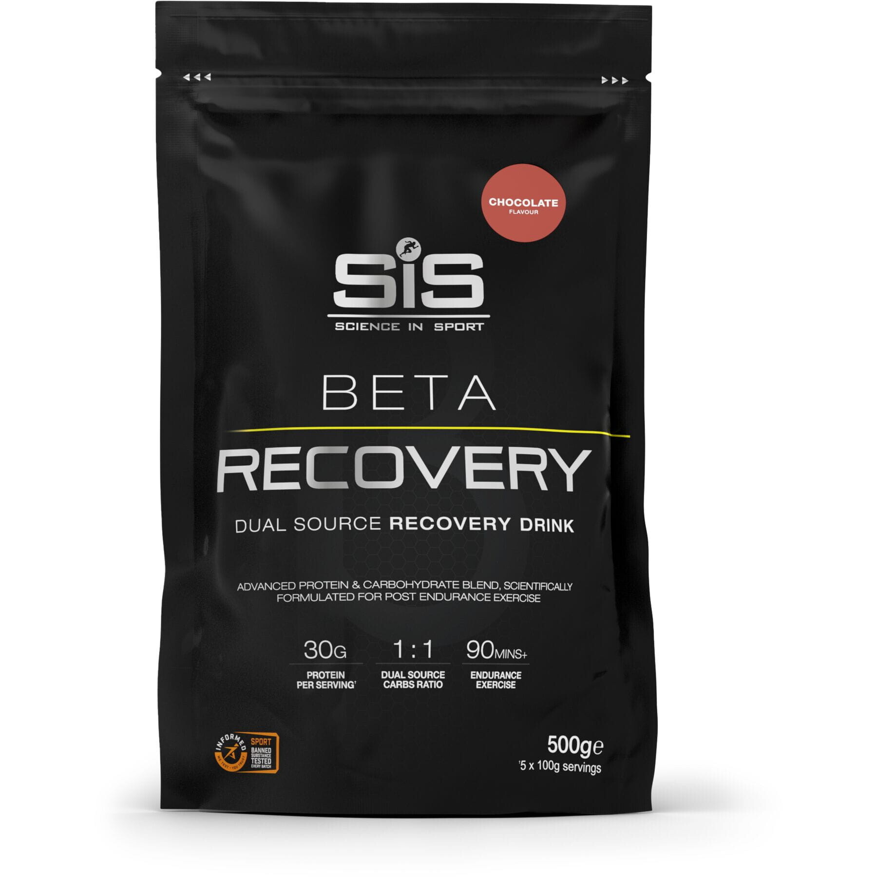 Science In Sport Beta Recovery Drink Powder - 500g - Chocolate