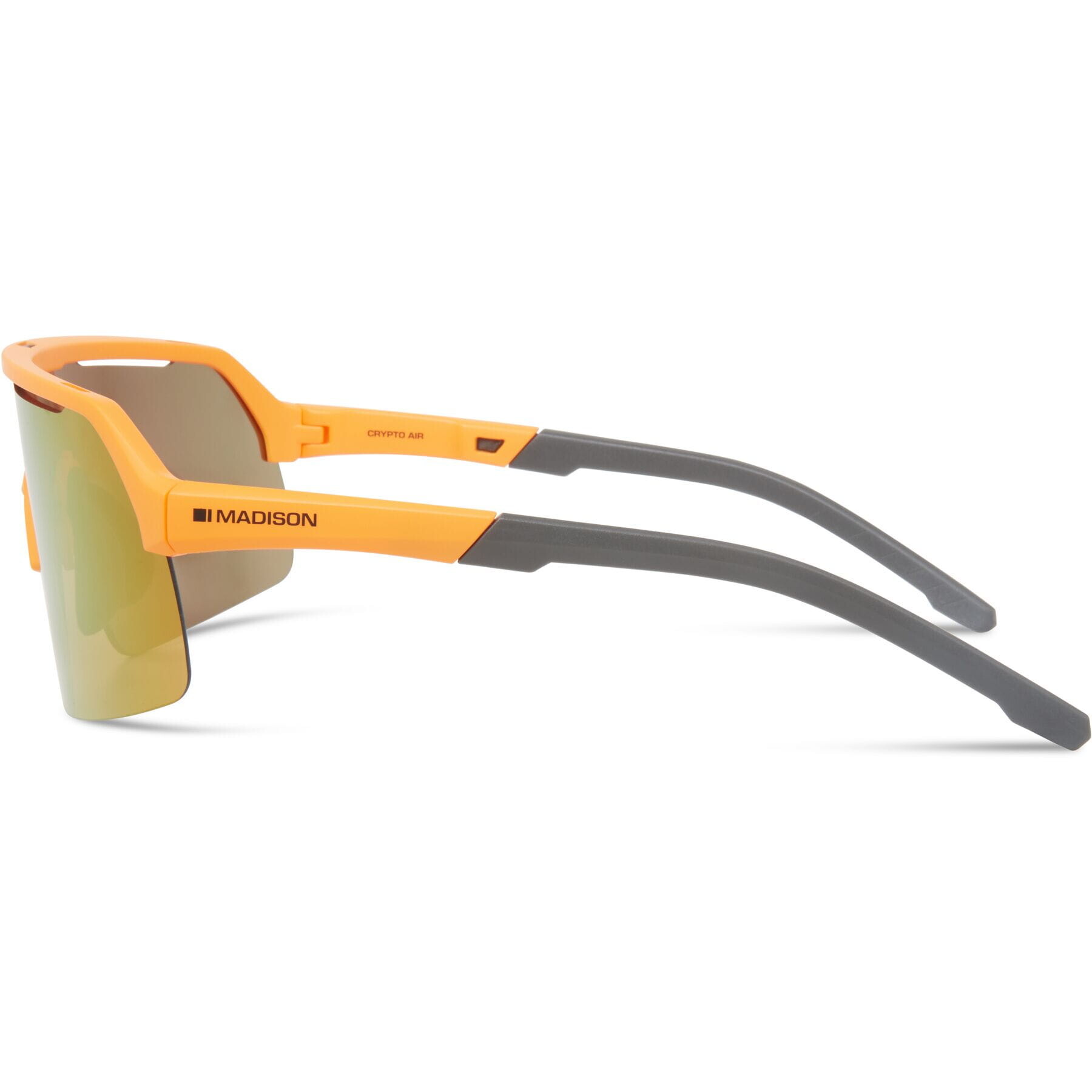 Madison Eyewear Crypto Air Mango Orange Sunglasses - 3 Lens Pack