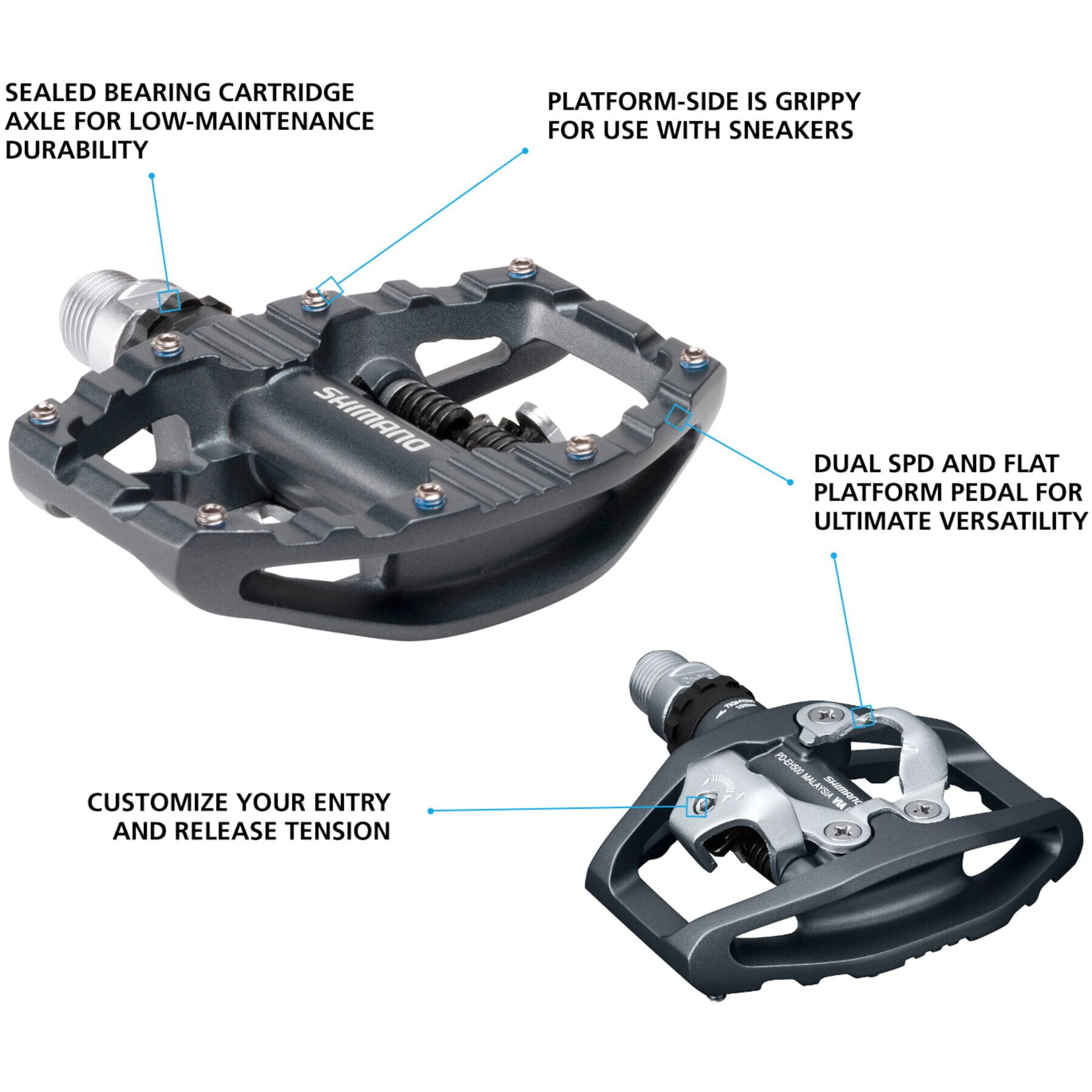 Shimano PD-EH500 SPD pedals | Pedals | Freewheel