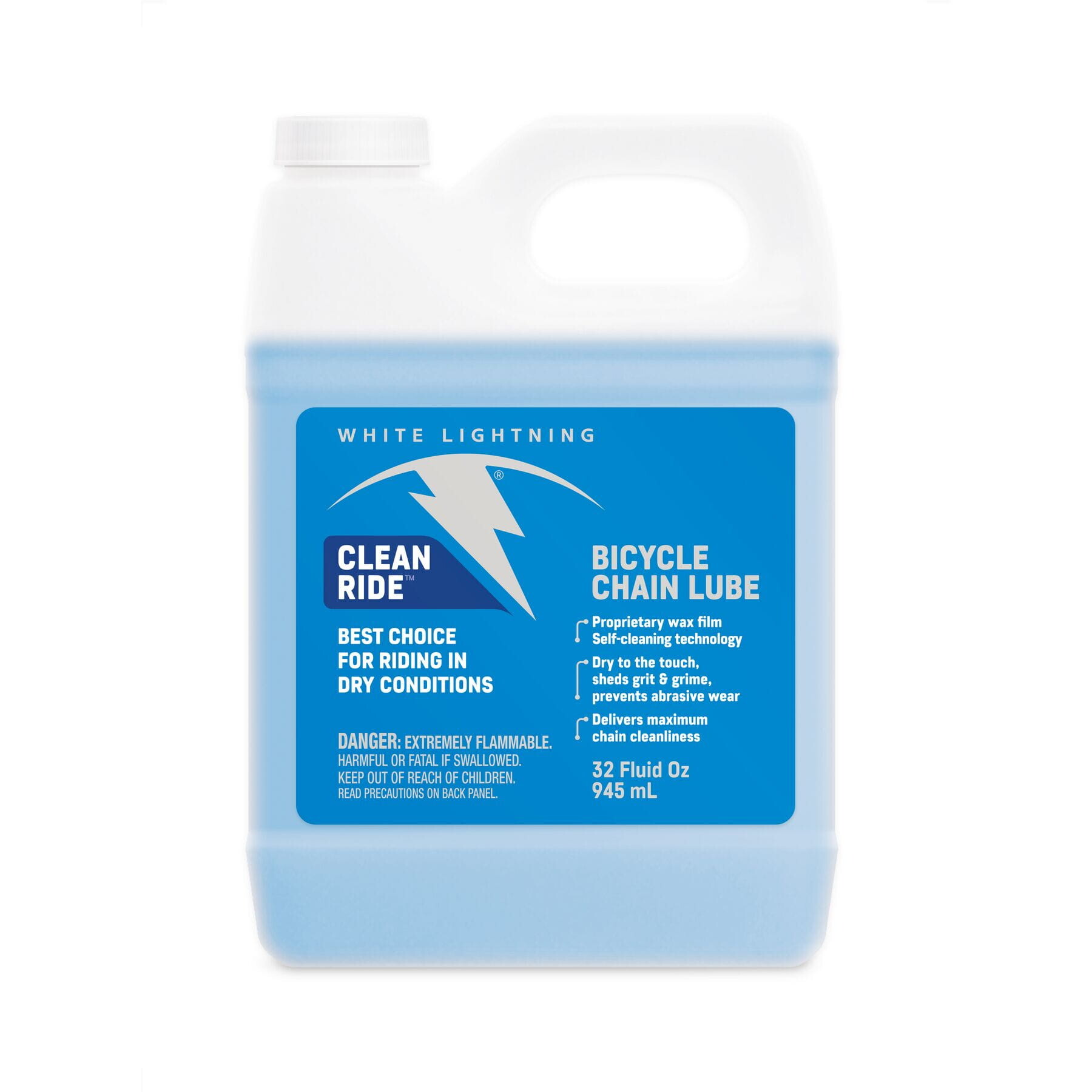 White Lightning Clean Ride - Chain Lube - 32oz / 960ml - Each