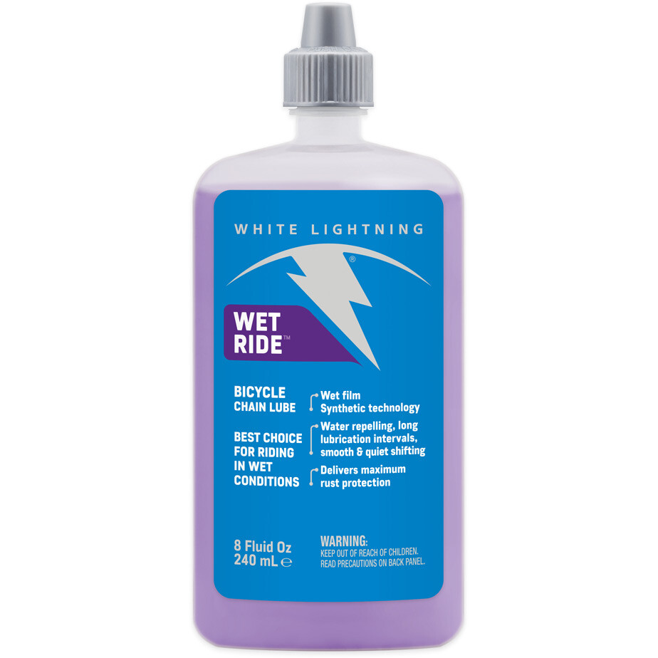 White Lightning Wet Ride - Chain Lube - 8oz / 240ml