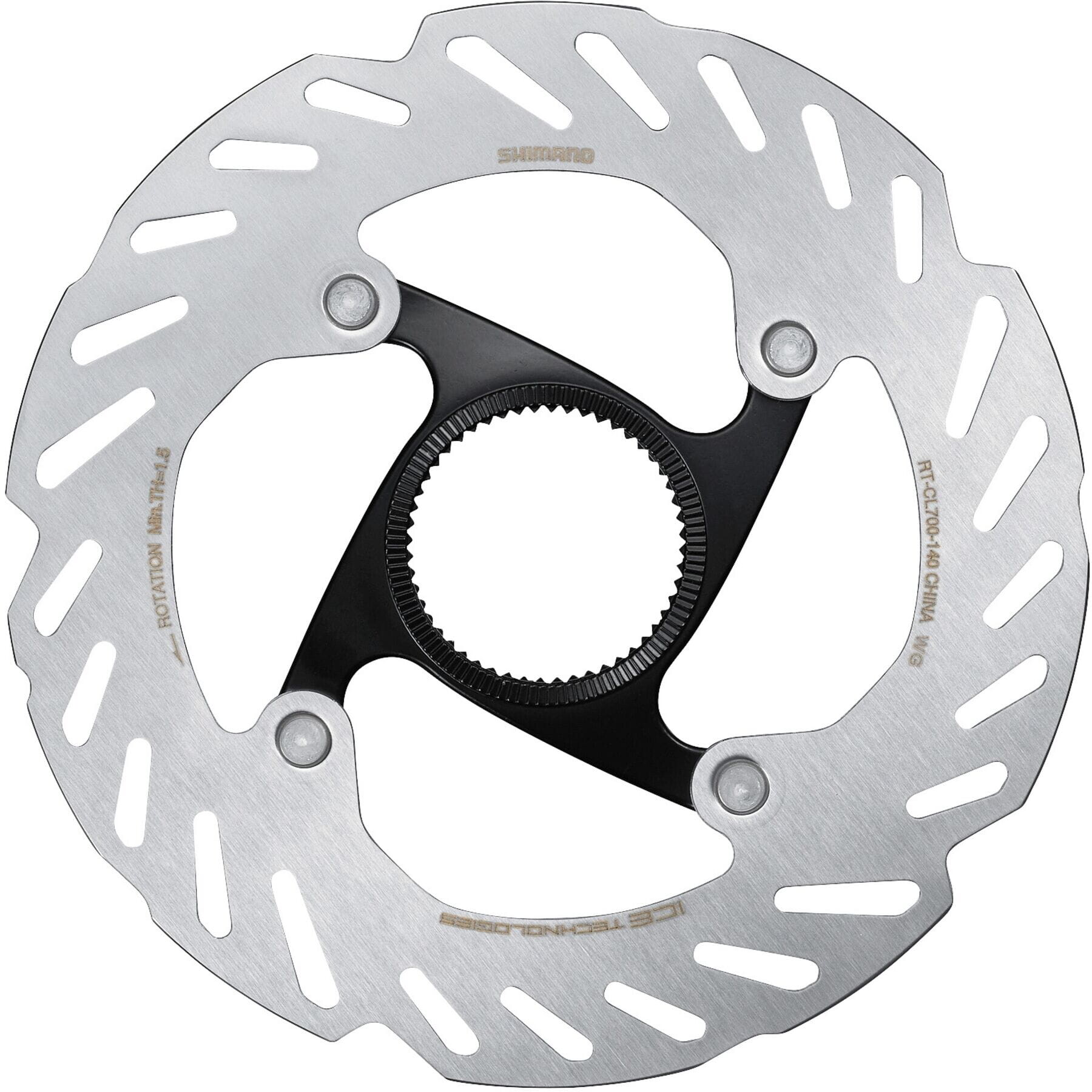 Shimano RT-CL700 Ice Tech rotor with external lockring