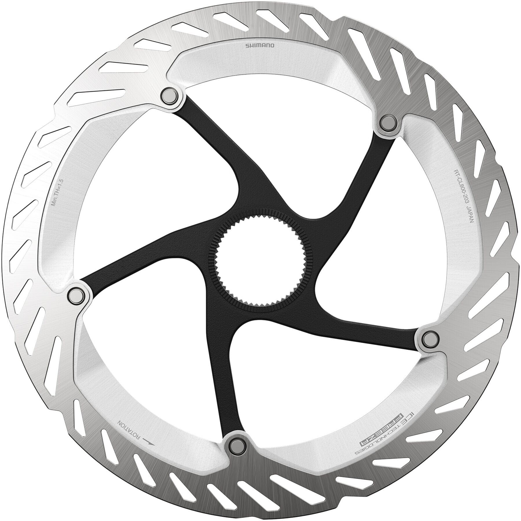 Shimano Deore XT RT-CL800 Ice Tech FREEZA rotor with internal lockring