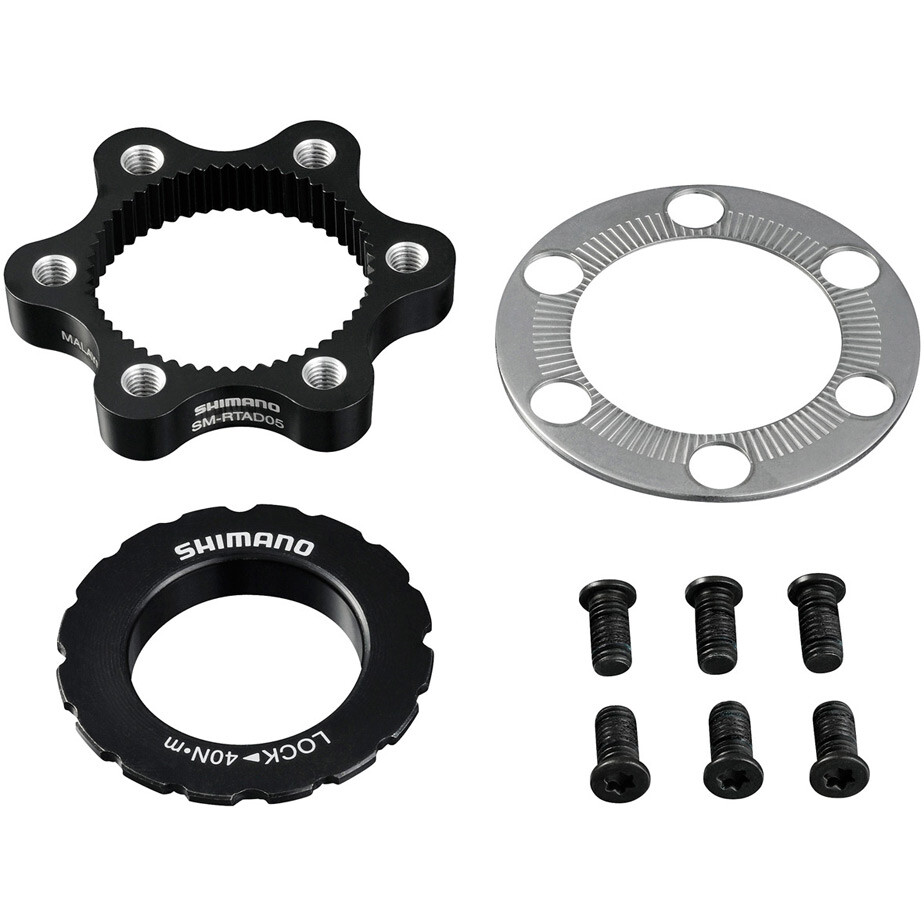 Shimano Spares SM-RTAD05 6-bolt rotor to Centre-Lock hub disc adapter