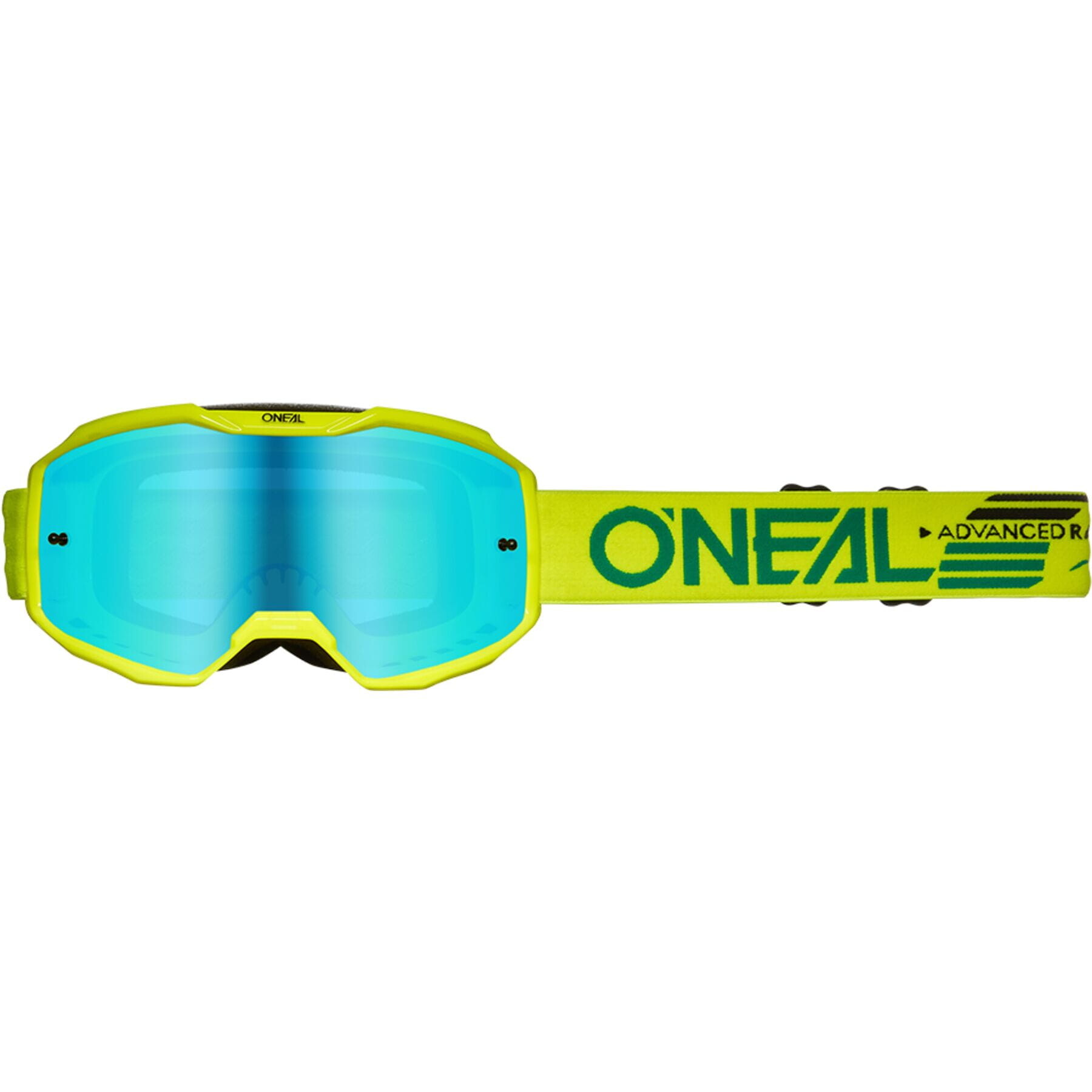 Oneal B-10 Goggle SOLID neon yellow - radium blue