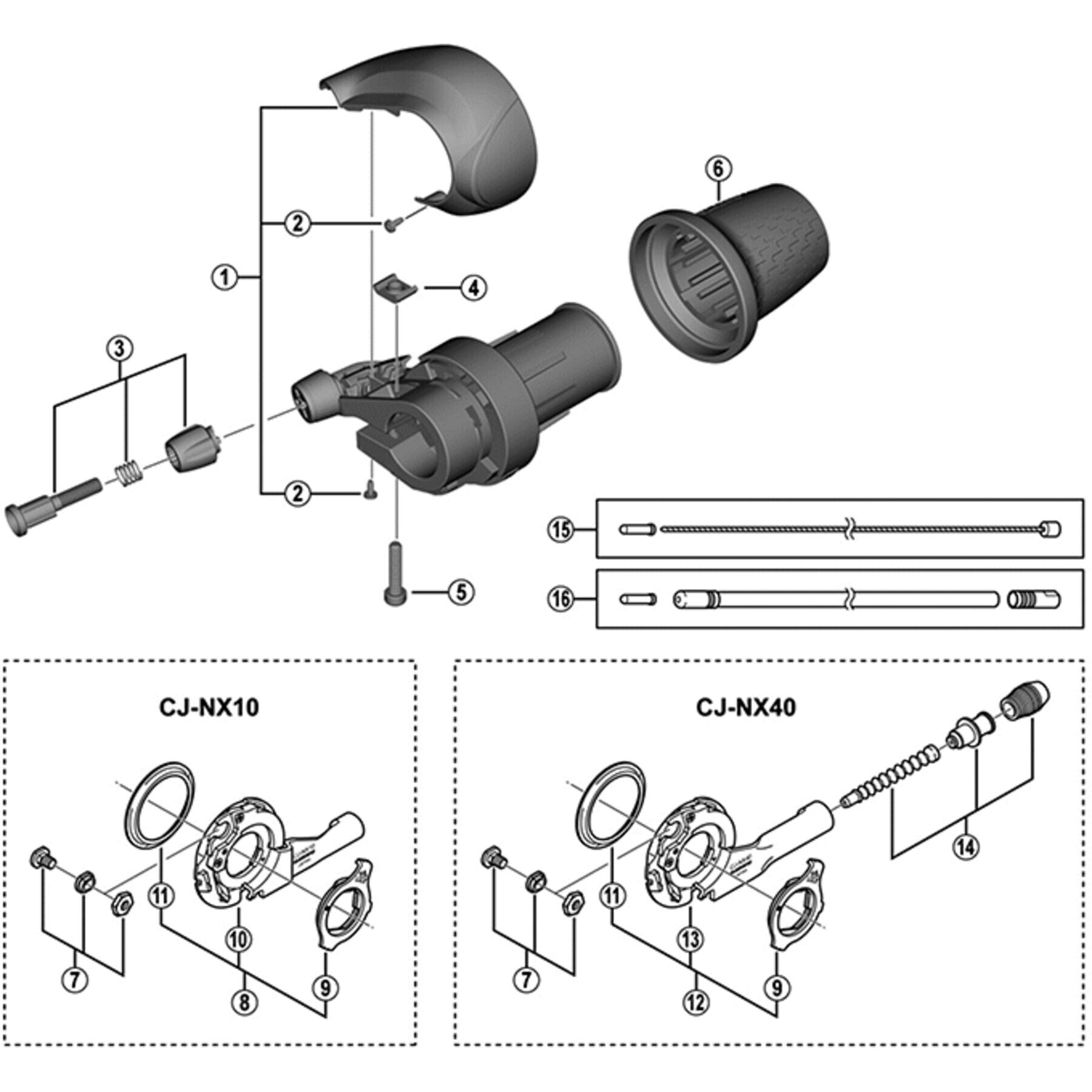 Shimano Spares SL-C3000-7 indicator cover & fixing screws