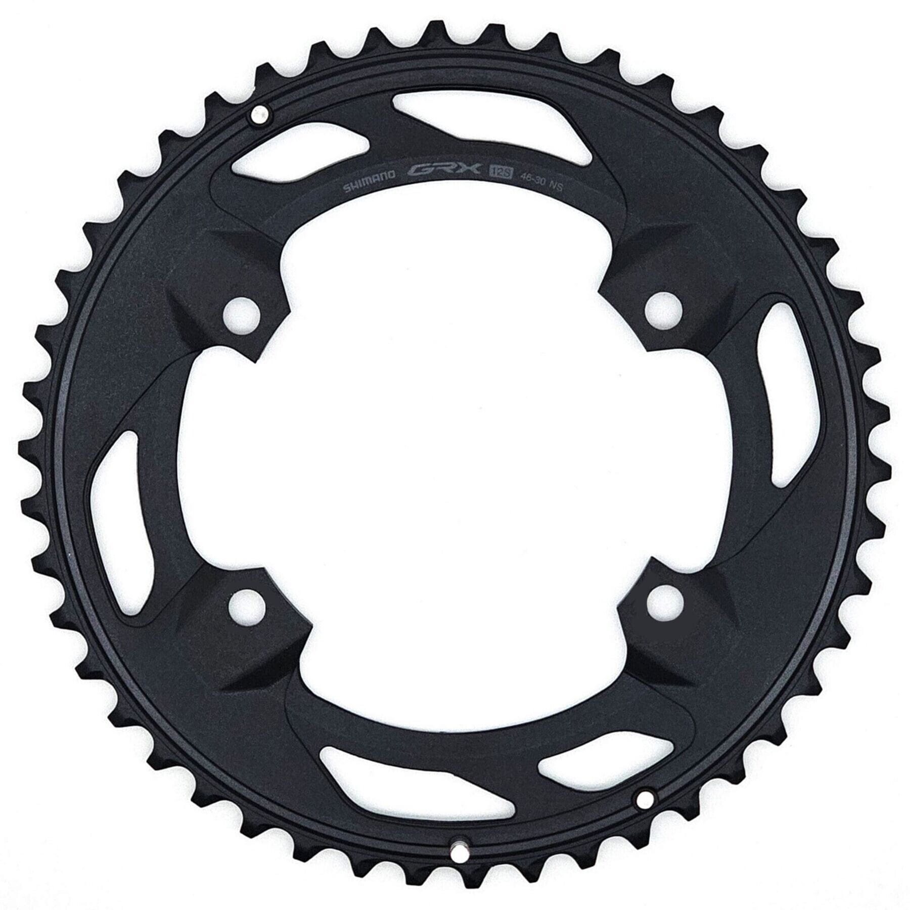 Shimano GRX FC-RX610-2 GRX 12 speed double outer chainring 46T-NS