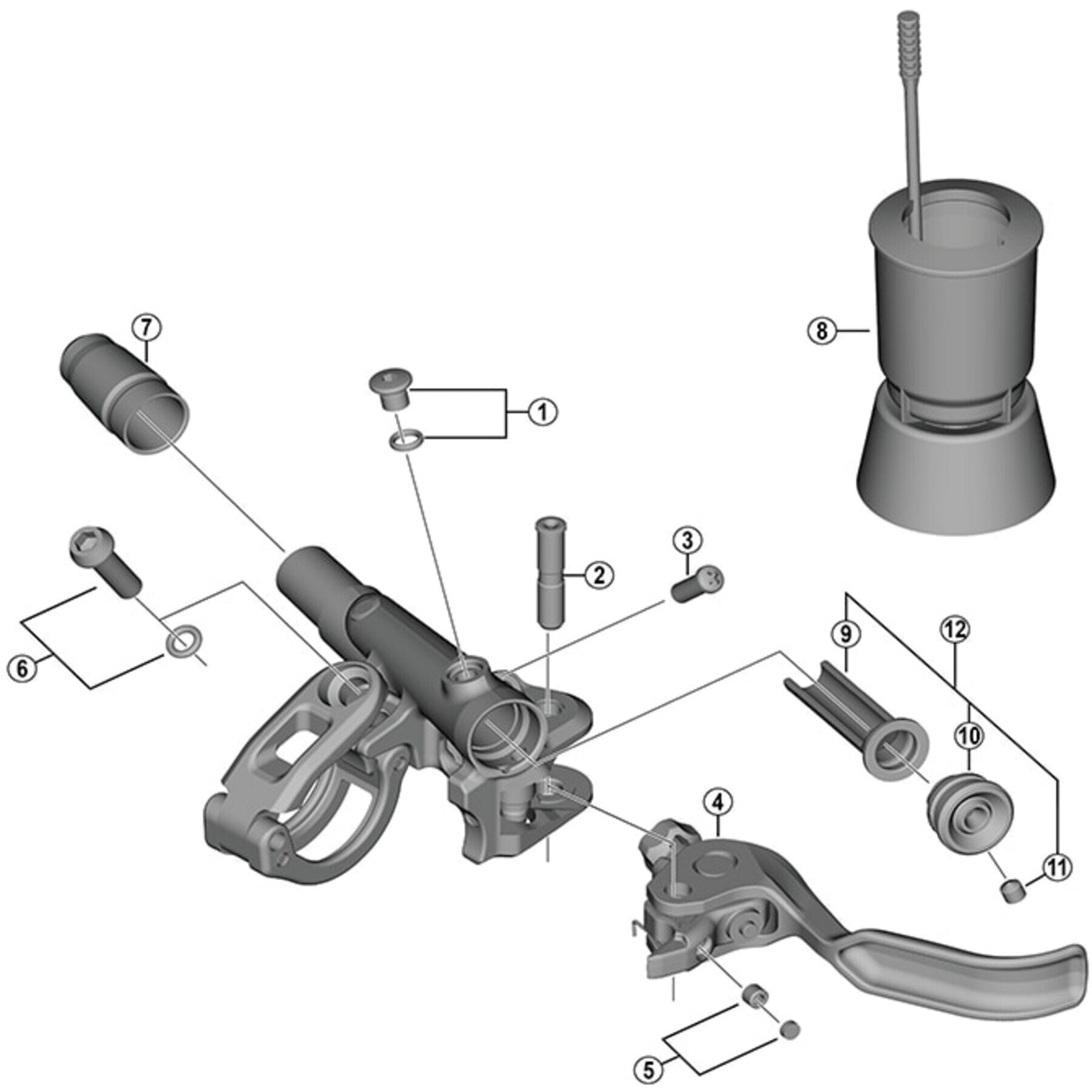 Shimano Spares BL-M9120 lever member unit