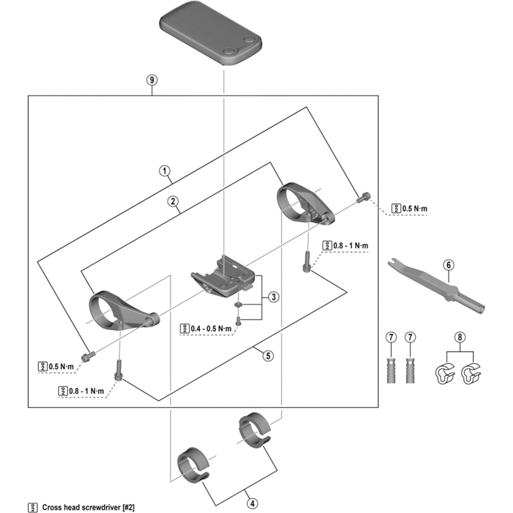Shimano Spares SC-E6010 clamp screw