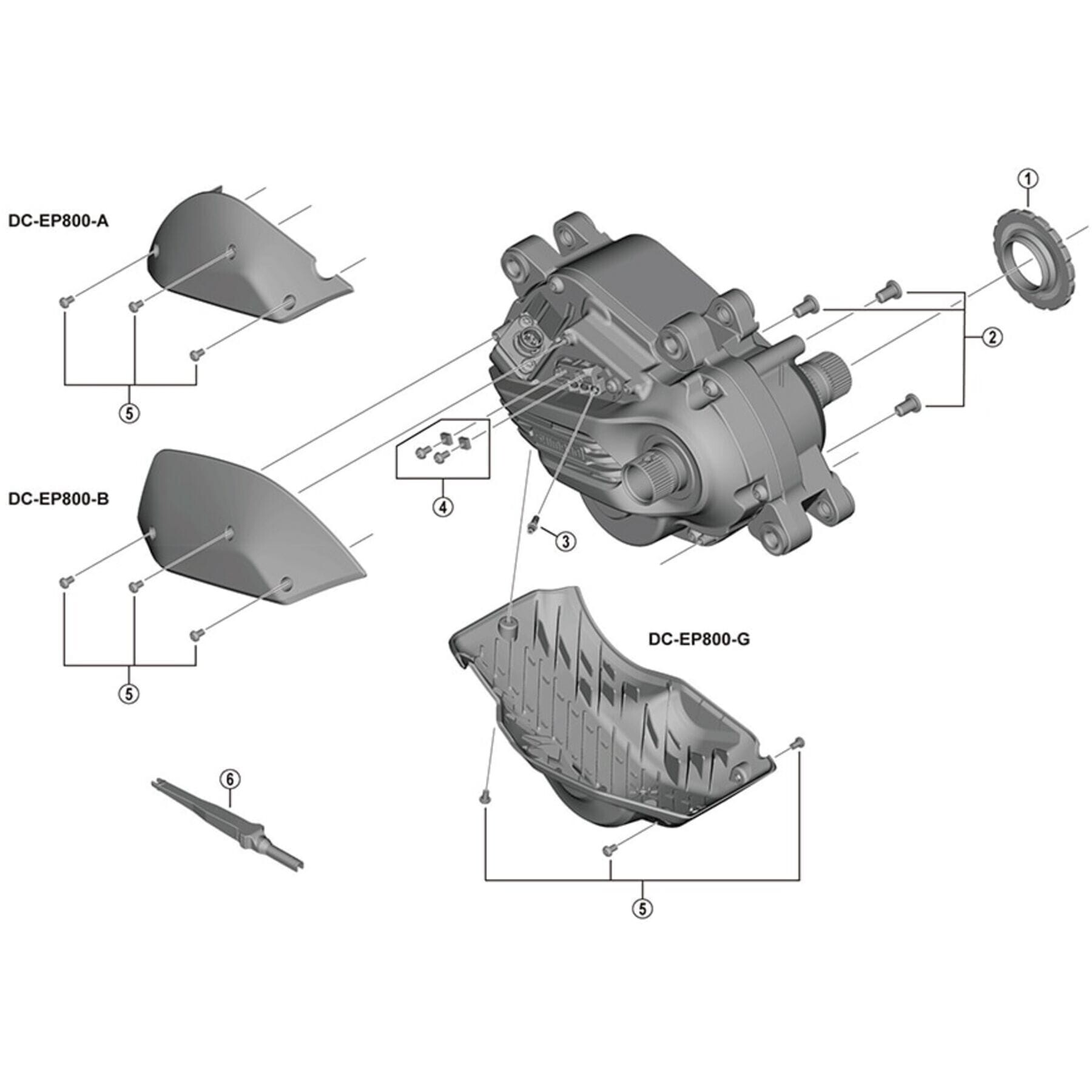 Shimano Spares DU-E6100 Lock Ring
