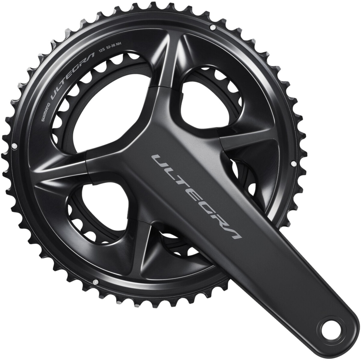 パーツ Shimano ULTEGRA FC-R8100 165mm Shimano Ultegra FC-R8100 Ultegra 12-speed double chainset