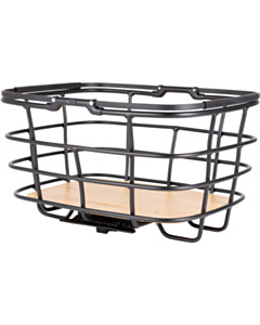 AtranVelo DUO LARGE AVS Basket, Bamboo Base, 27 Litre