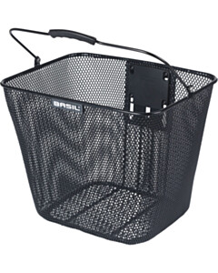 Basil Bilbao front basket KF black