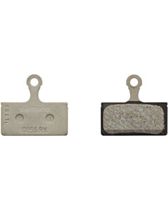 Shimano G05S-RX disc pads &amp; spring, resin pad, steel back