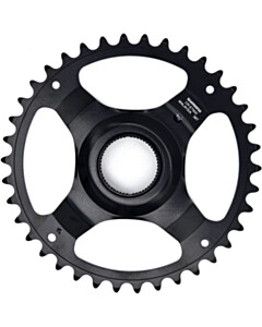 Shimano STEPS CR-ET600 9/10/11 spd single chainring 38T w/o chain guard, chain line 50mm, blk