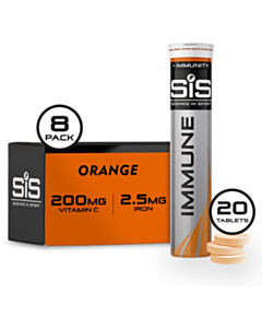 Science In Sport GO Immune Hydro Tablet - 8 tubes - orange